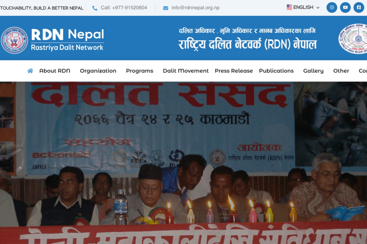 Rastriya Dalit Network (RDN) CRM and Website Integration