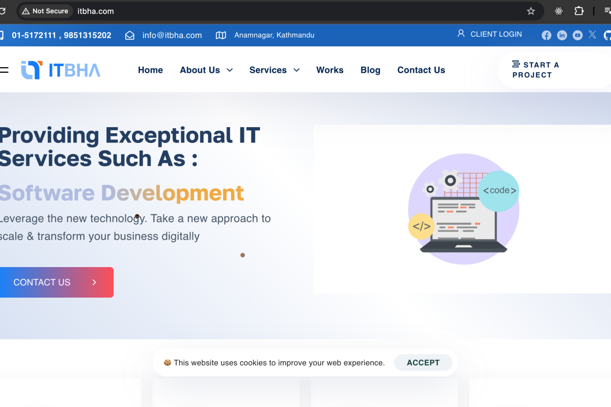 Itbha International Admin Dashboard | Dynamic CMS & Client Management System | Laravel-Powered Business Solutions
